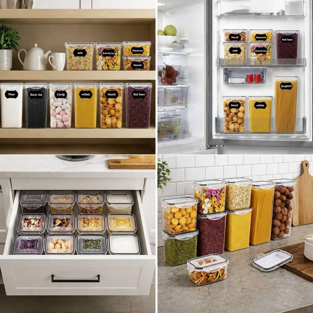 8-Piece Airtight Food Storage Set for Freshness
