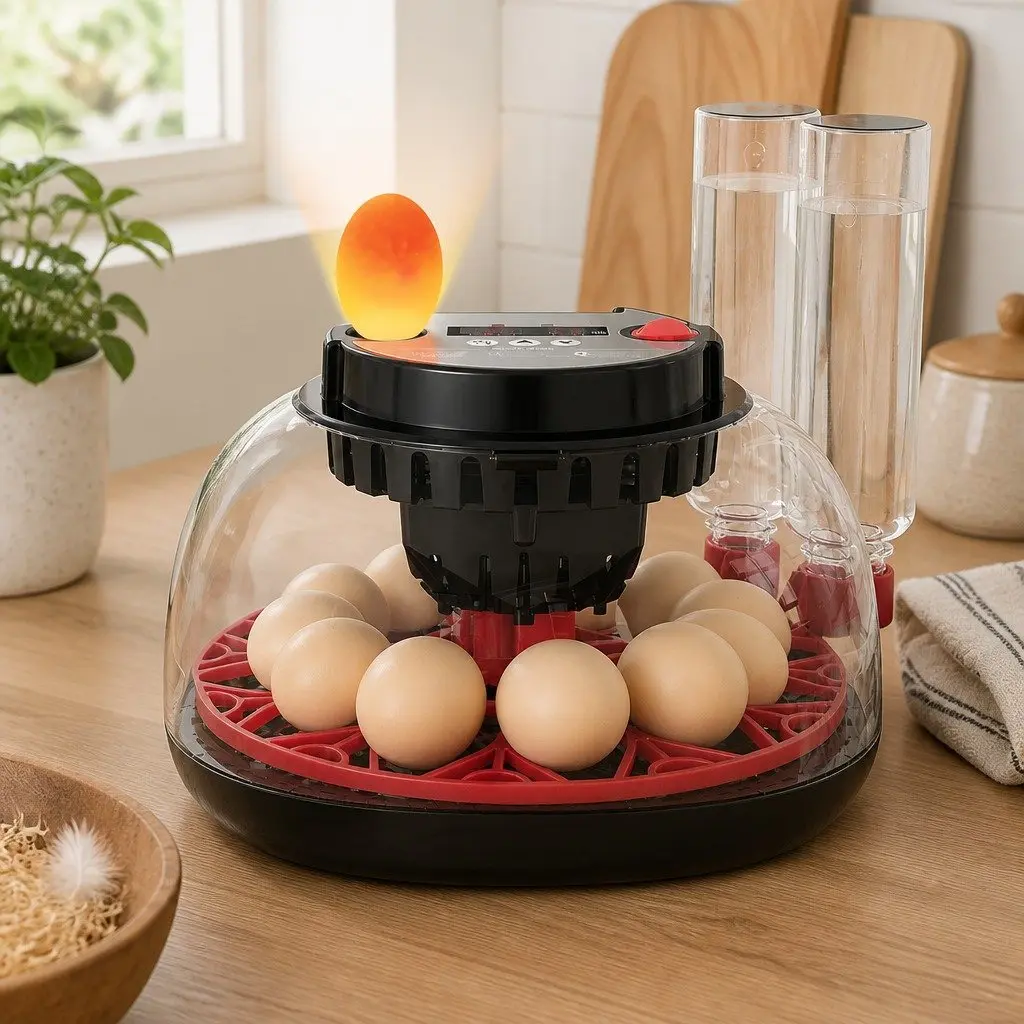 12 Egg Incubator with Temperature Control