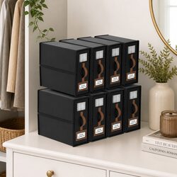 8-Pack Bed Sheet Organizer Boxes - Practical and Reliable