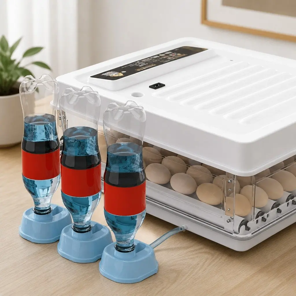 70 Egg Incubator Automatic Turning LED Display Temperature Humidity Control