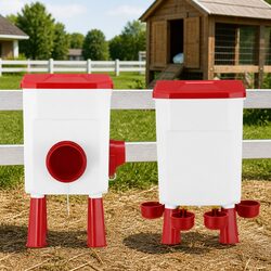 Reliable Automatic Chicken Feeder Waterer Set for Your Flock