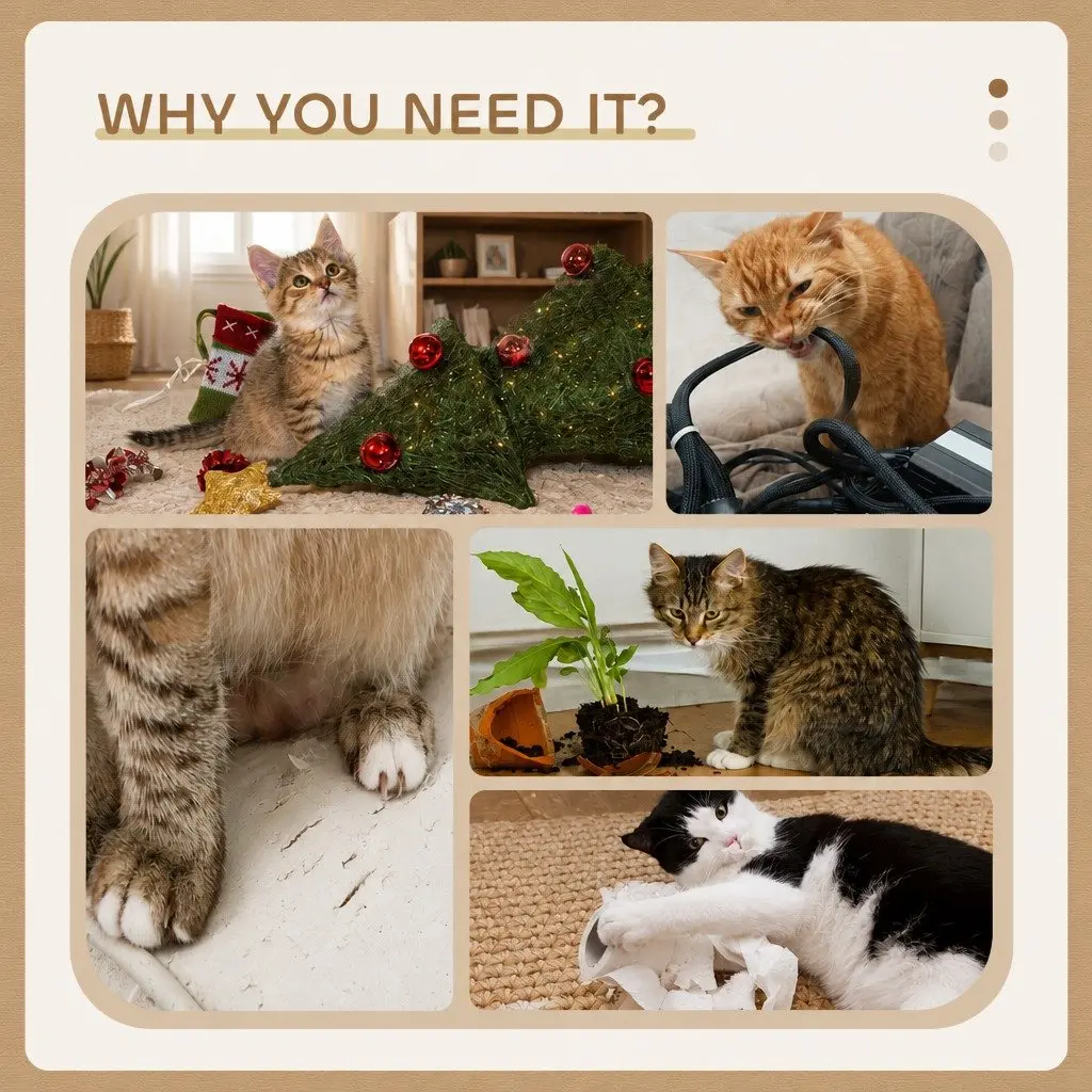 Cat Tree Multi-Level 140cm Indoor Cats Plush Perch Sisal Scratching Posts Condo Beige