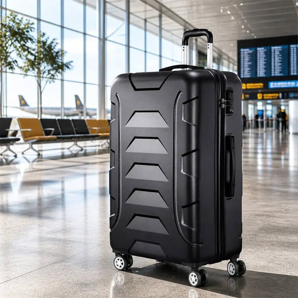 28 Inch Hard Shell Luggage Travel Suitcase Black