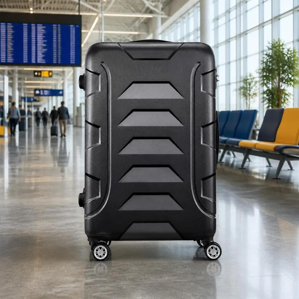28 Inch Hard Shell Luggage Travel Suitcase Black