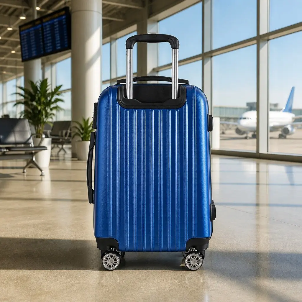 Hard Shell Suitcase Travel 28 Inch Blue