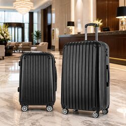 Reliable 2 Piece Hard Shell Luggage Set for Peace of Mind