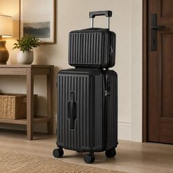 Reliable 2-Piece Hard Shell Luggage Set with TSA Lock