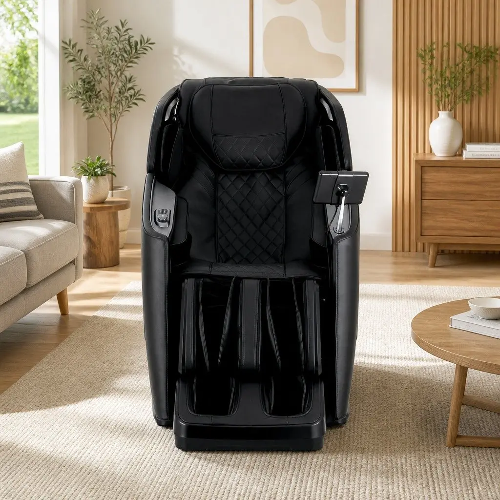 Massage Chair Full Body Zero Gravity 4D Heated Black
