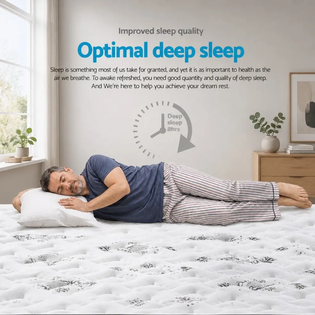 Double Mattress with Pillow Top for Sound Sleep