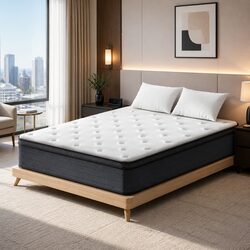 Comfortable Queen Euro Top Mattress with Solid Value