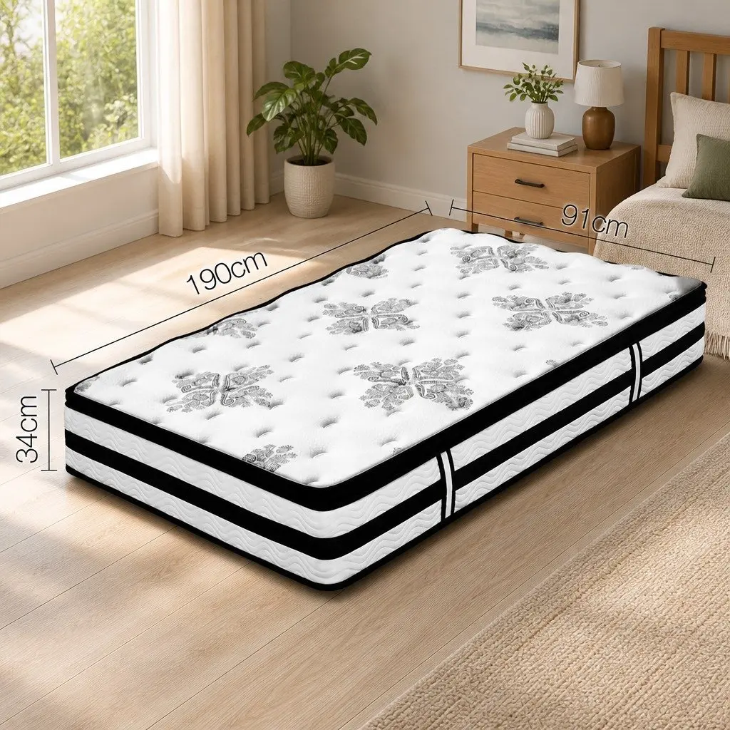 34cm Single Mattress with Medium-Firm Support