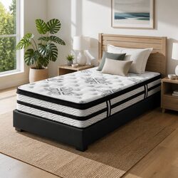Affordable King Single Euro Top Mattress for Quality Sleep