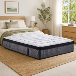 Reliable Queen Mattress 34cm Euro Top for Peaceful Sleep