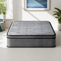 Warm and Practical 26cm Single Mattress in Grey