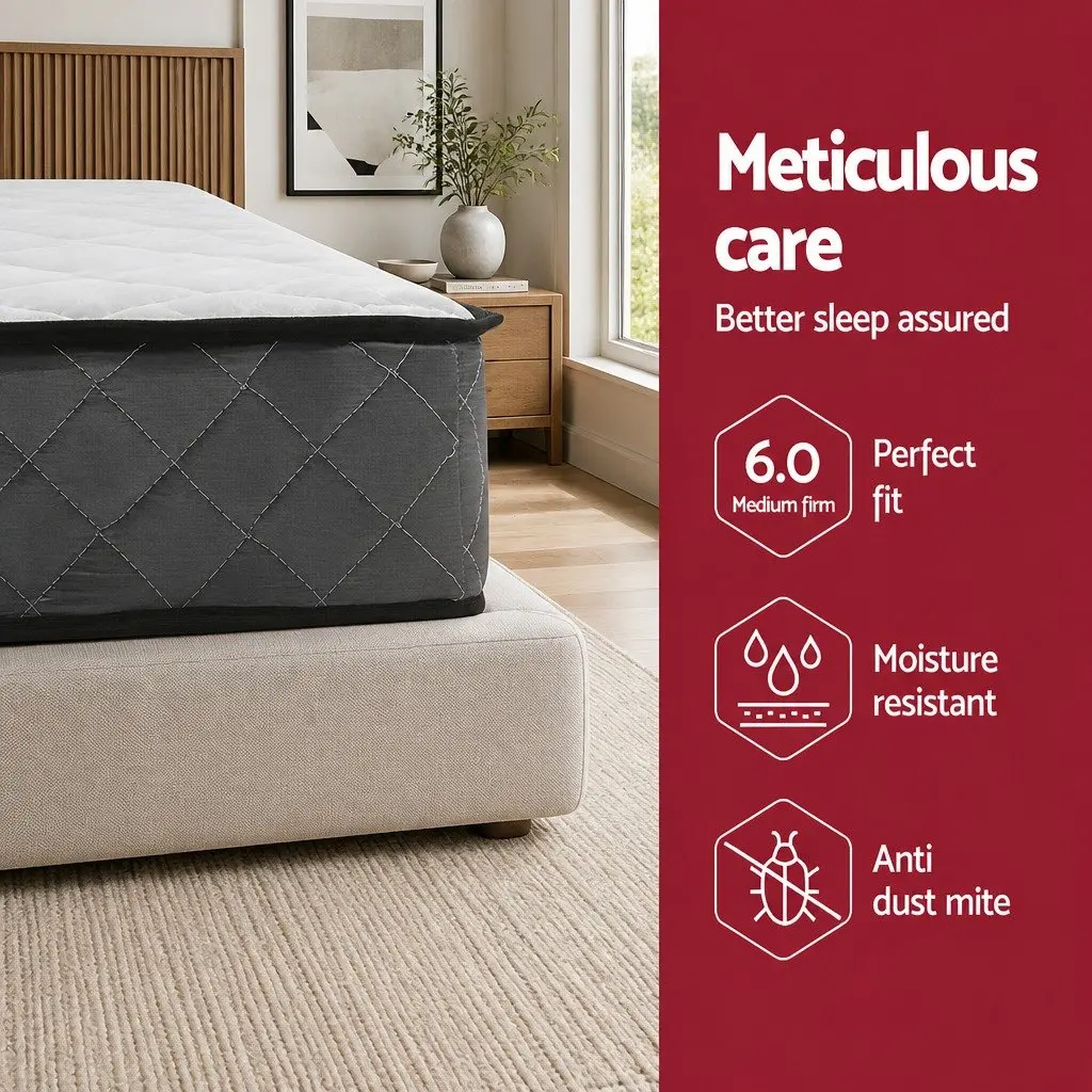 King Single Mattress with Bonnell Spring