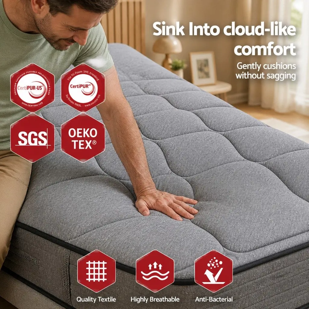 King Size Hybrid Mattress for Peaceful Sleep
