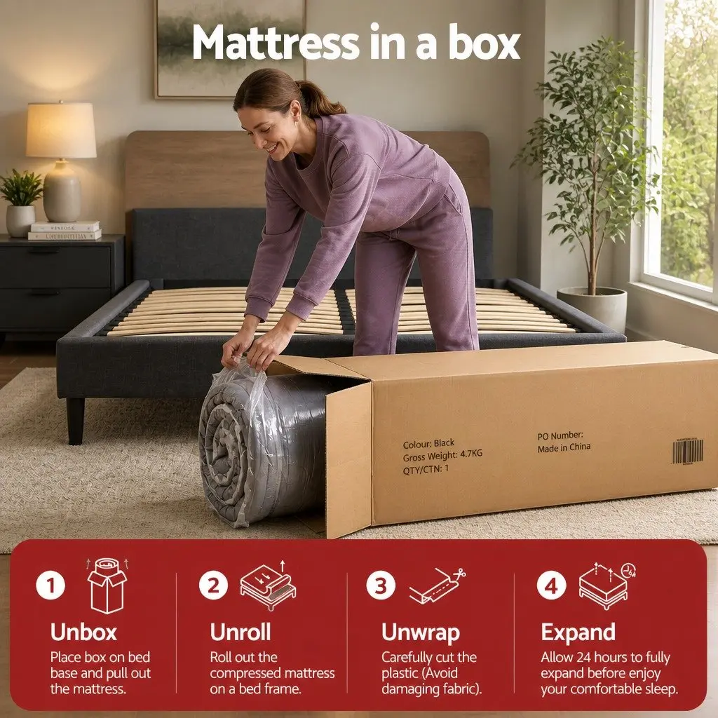 King Size Hybrid Mattress for Peaceful Sleep