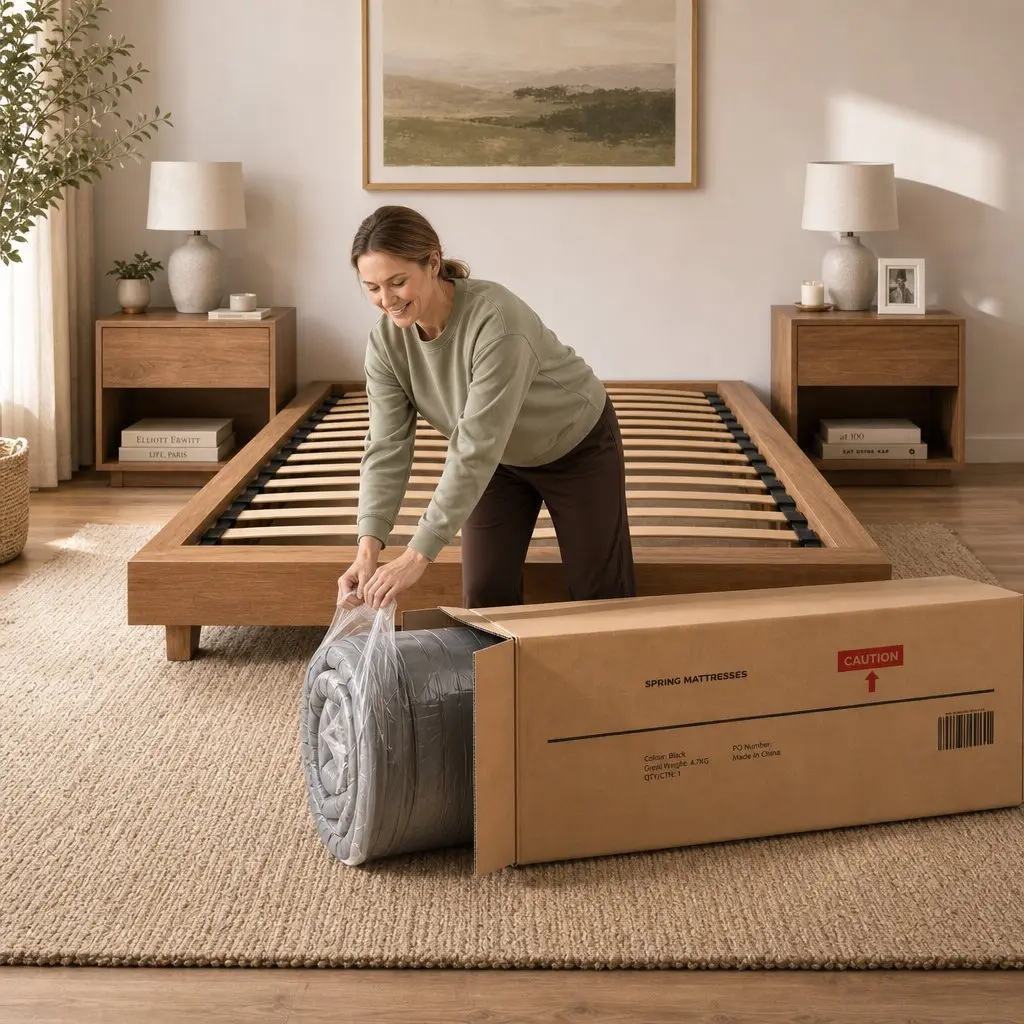 Double Mattress Adjustable Firmness 37cm Grey Cooling Gel Memory Foam