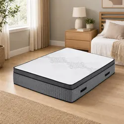 Comfortable Queen Mattress 37cm Adjustable Dual Zone Design