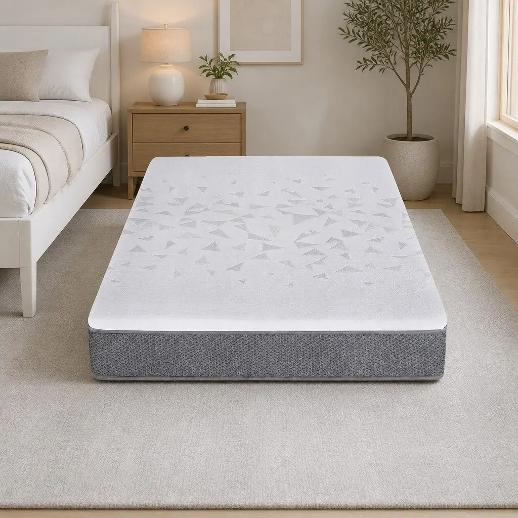 King Single Mattress 23cm Pocket Spring Reversible Foam Medium Firm Firm