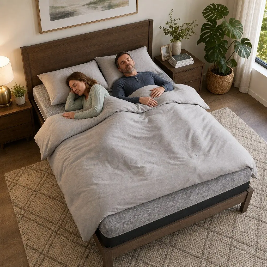 Queen Mattress Firm 26cm Dark Grey Pocket Spring Dual Edge Support