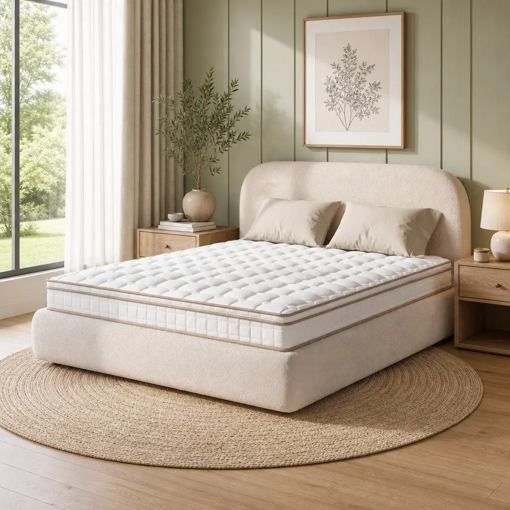 Double Mattress Firm 20cm Pocket Spring White