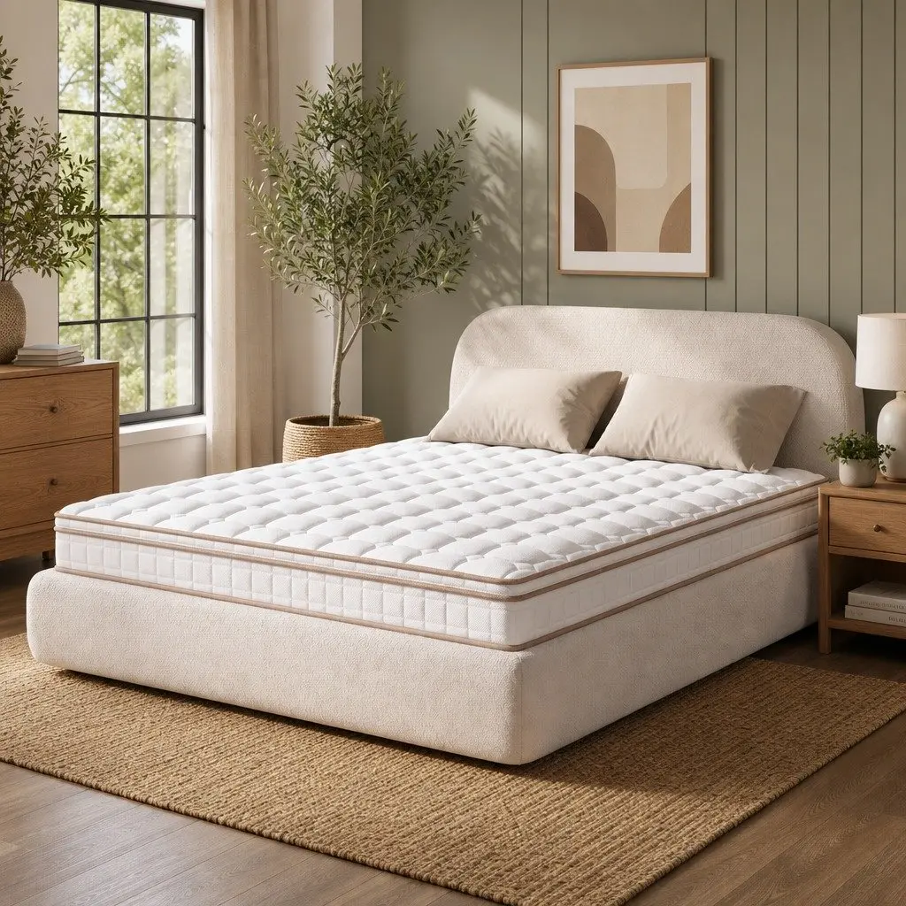 King Size Mattress Firm 20cm White