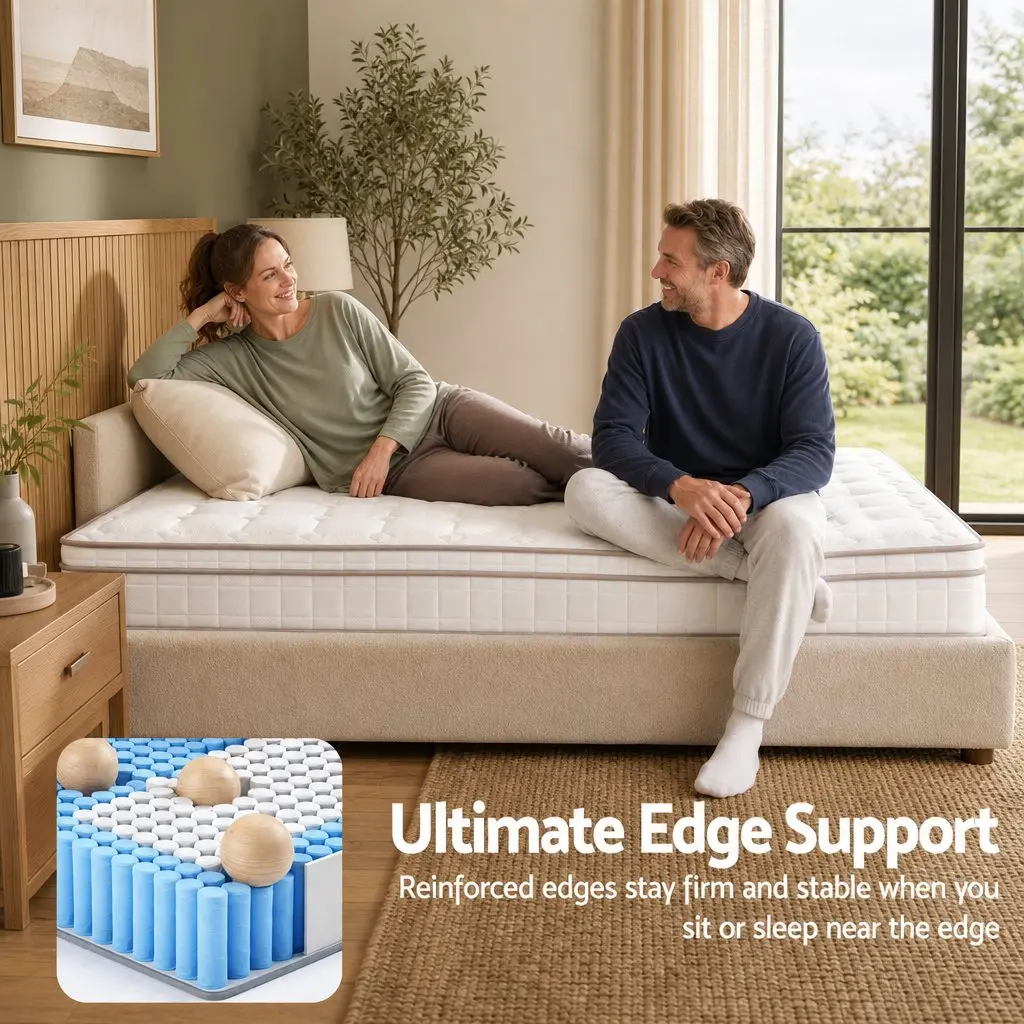 King Size Mattress Firm 20cm White
