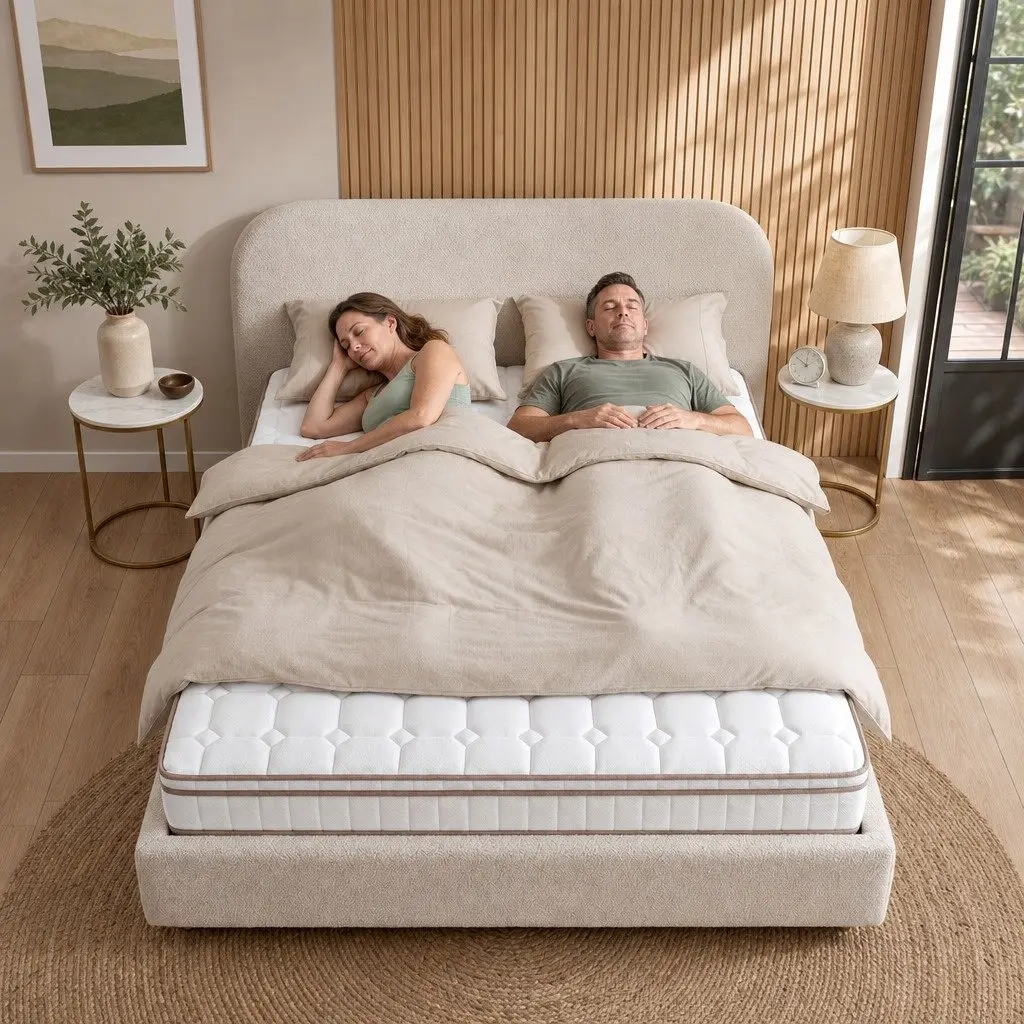 Queen Mattress Firm 20cm Pocket Spring White Sleep Support