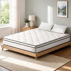 Comfortable 22cm King Size Mattress with Pocket Springs