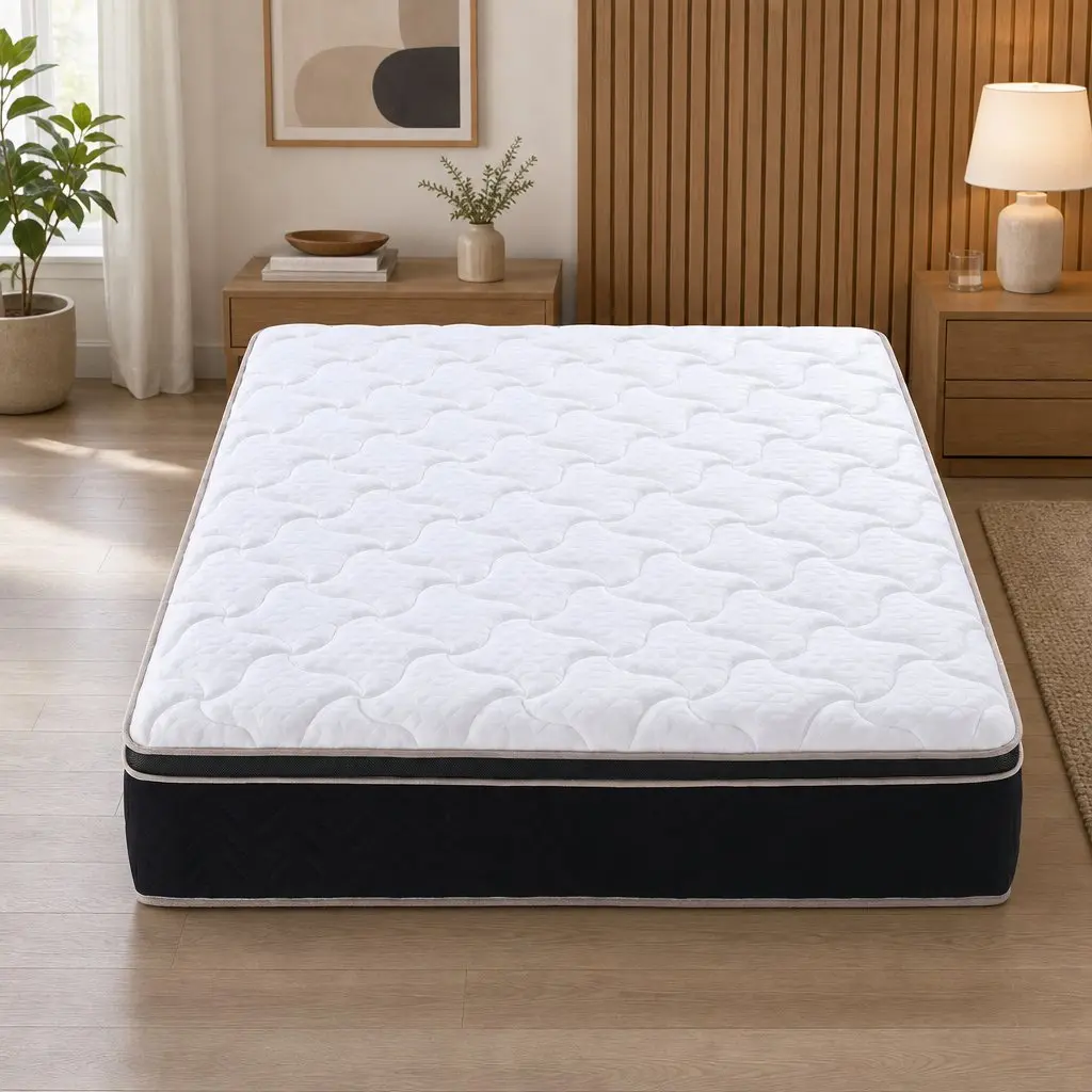 Double Mattress 35cm Firm 7-Zone Pocket Springs Copper Memory Foam Edge Support