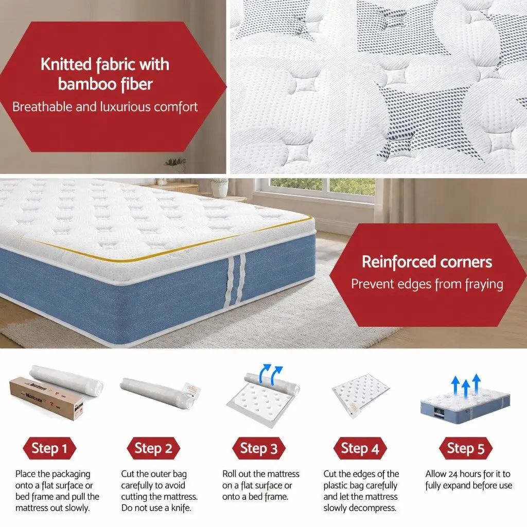King Single Euro Top Mattress