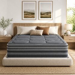 Practical and Value-Focused 35cm Hybrid Queen Mattress