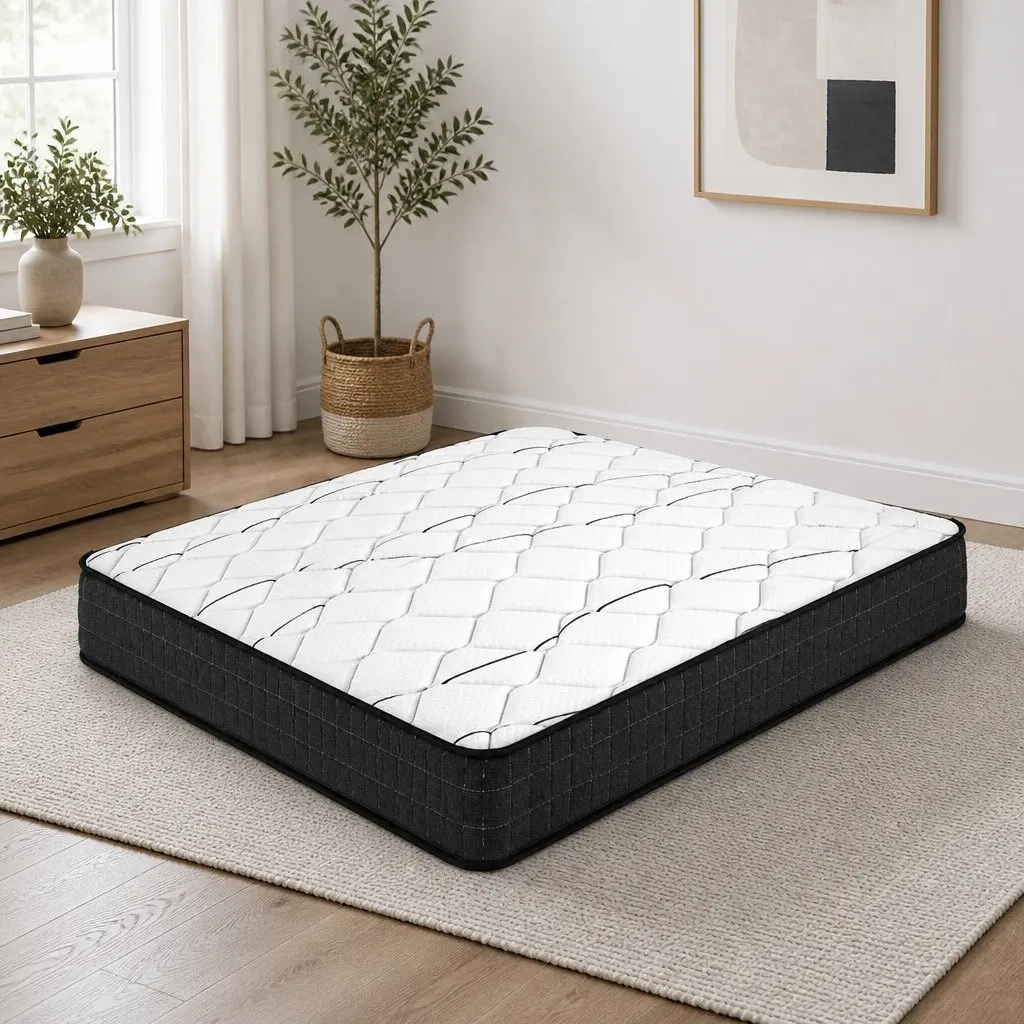Double Mattress Medium Firm Bonnell Spring Support Comfort 16cm Size