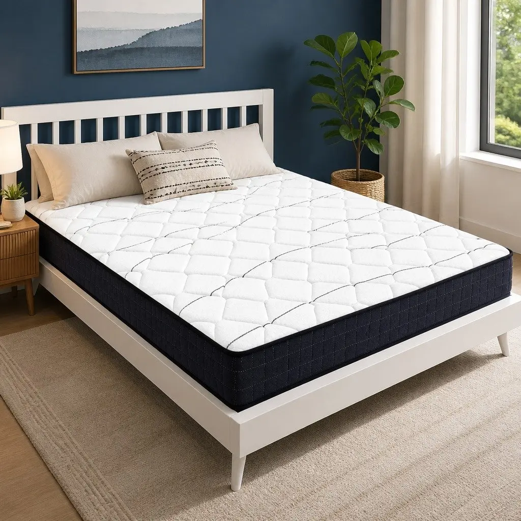 Double Mattress Medium Firm Bonnell Spring Support Comfort 16cm Size
