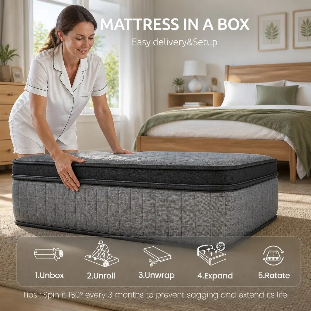 King Single Mattress 33cm for Restful Sleep