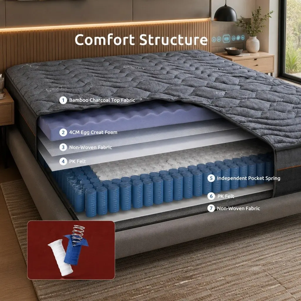 Double Pocket Spring Mattress