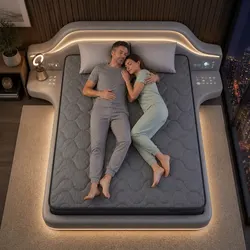 25cm King Size Mattress with Egg Crate Foam for Supportive Sleep