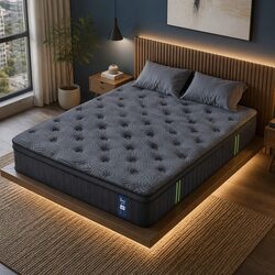 Warm and Reliable 34cm King Hybrid Mattress for Comfort
