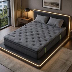 Warm and Reliable 34cm King Hybrid Mattress for Comfort