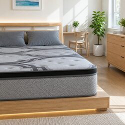 Reassuring Double Mattress with 34cm Profile and Firmness