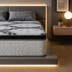 34cm Extra Firm Queen Mattress with 5-Zone Support System