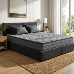Comfort and Quality with this Grey Queen Mattress