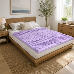 Experience Comfort with Our 8cm Lavender Mattress Topper