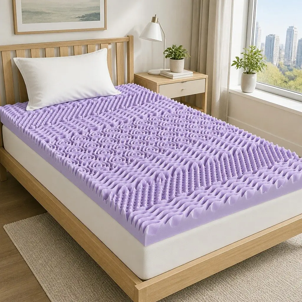 Memory Foam Mattress Topper with Lavender Infusion