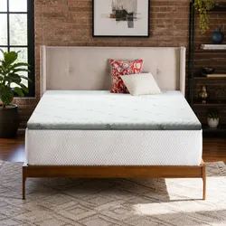 Memory Foam Mattress Topper for Double Beds, 8cm Cool Gel