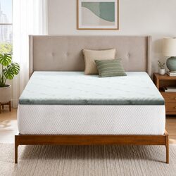 Comfortable Queen Gel-Infused Mattress Topper