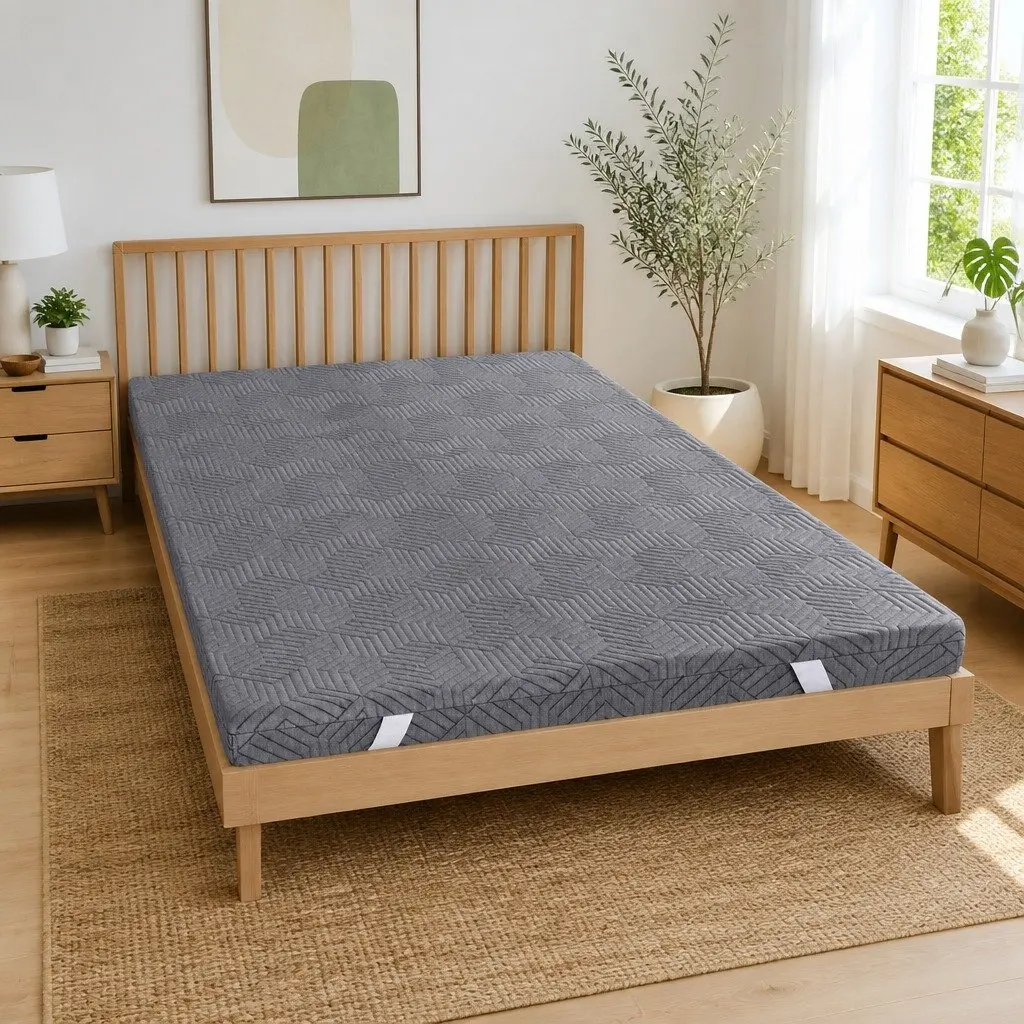 8cm Memory Foam Mattress Topper with Bamboo Cover