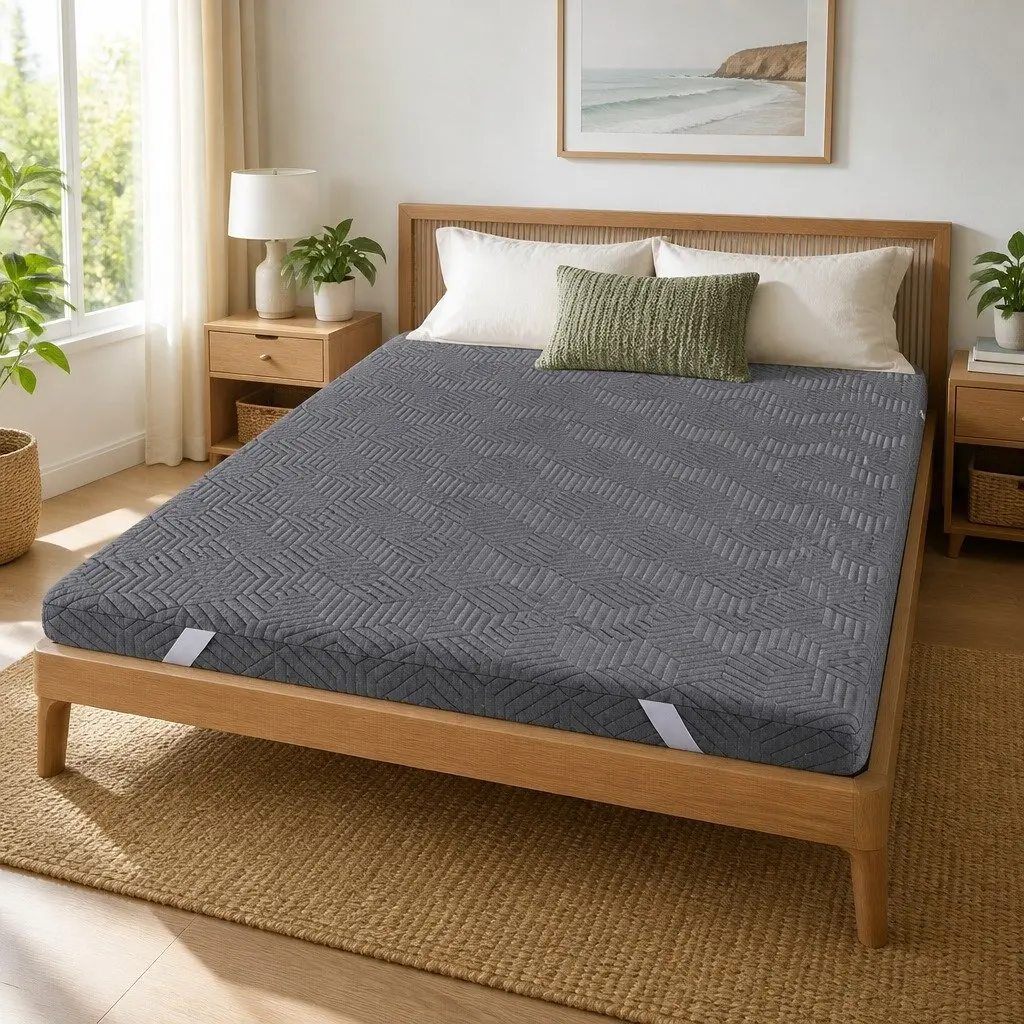 8cm Gel Memory Foam Mattress Topper with Bamboo Cover