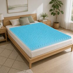 Comfortable and Reliable 8cm Memory Foam Topper with Gel